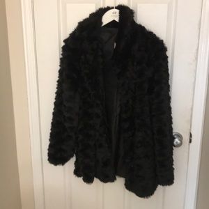 H&M FAUX FUR COAT